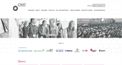 Desktop Screenshot of meeting.cimt.eu